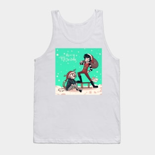 Drexel and Bernard Santa's Sleigh Color Tank Top